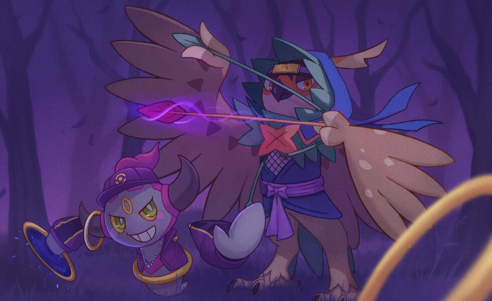 Illustration of the Hololive EN VTuber Nanashi Mumei.